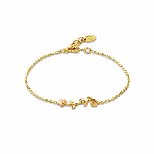 Tree of Life® 9ct Solid Gold Vine Bracelet with Diamonds