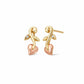 Tree of Life® 9ct Solid Gold Vine Stud Earrings with Diamonds
