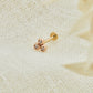 Tree of Life® Gold and Diamond Trio Piercing Stud
