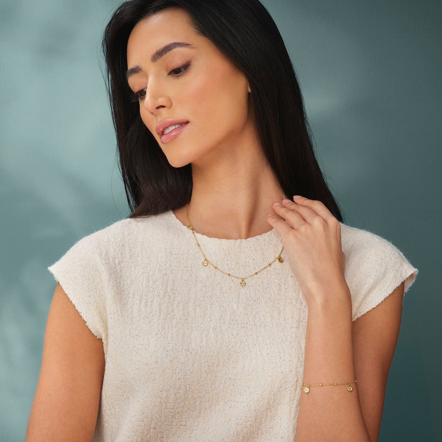 Insignia 9ct Solid Gold Drop Bracelet