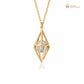 Watching Chamber Gold and Caged Pearl Pendant
