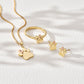 Paw Prints 9ct Solid Gold Stud Earrings with Diamonds