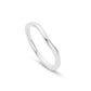 9ct White Gold Past Present Future Wedding Ring
