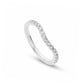 18ct White Gold Past Present Future Wedding Ring with Lab-Grown Diamonds