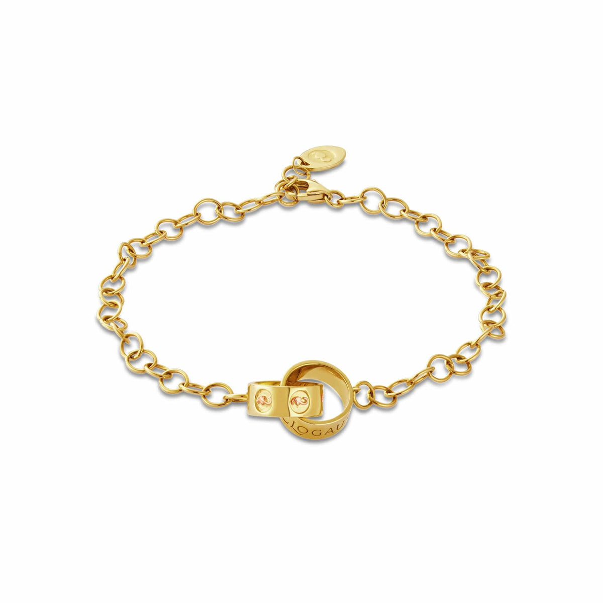 Insignia 9ct Solid Linked Ring Bracelet
