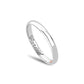 Promises 9ct Solid White Gold 3mm Wedding Ring
