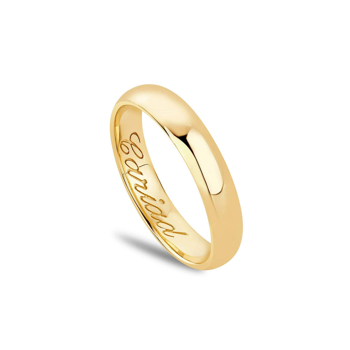 Promises 9ct Solid 4mm Wedding Ring