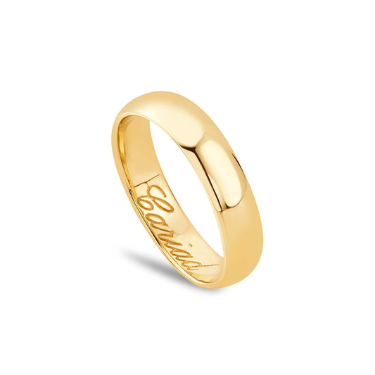 Promises 9ct Solid Gold 5mm Wedding Ring