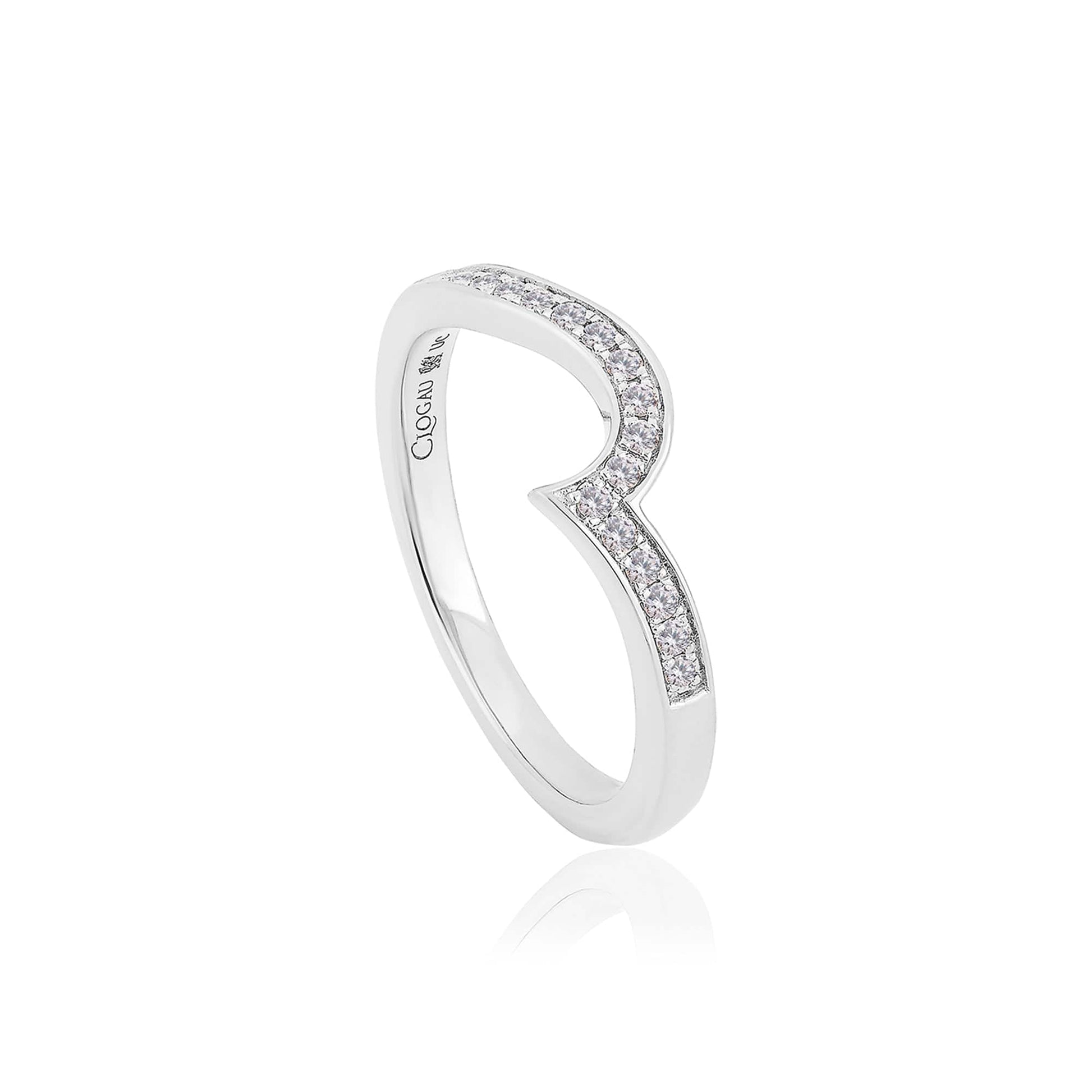 9ct White Gold Forever Fairytale Wedding Ring