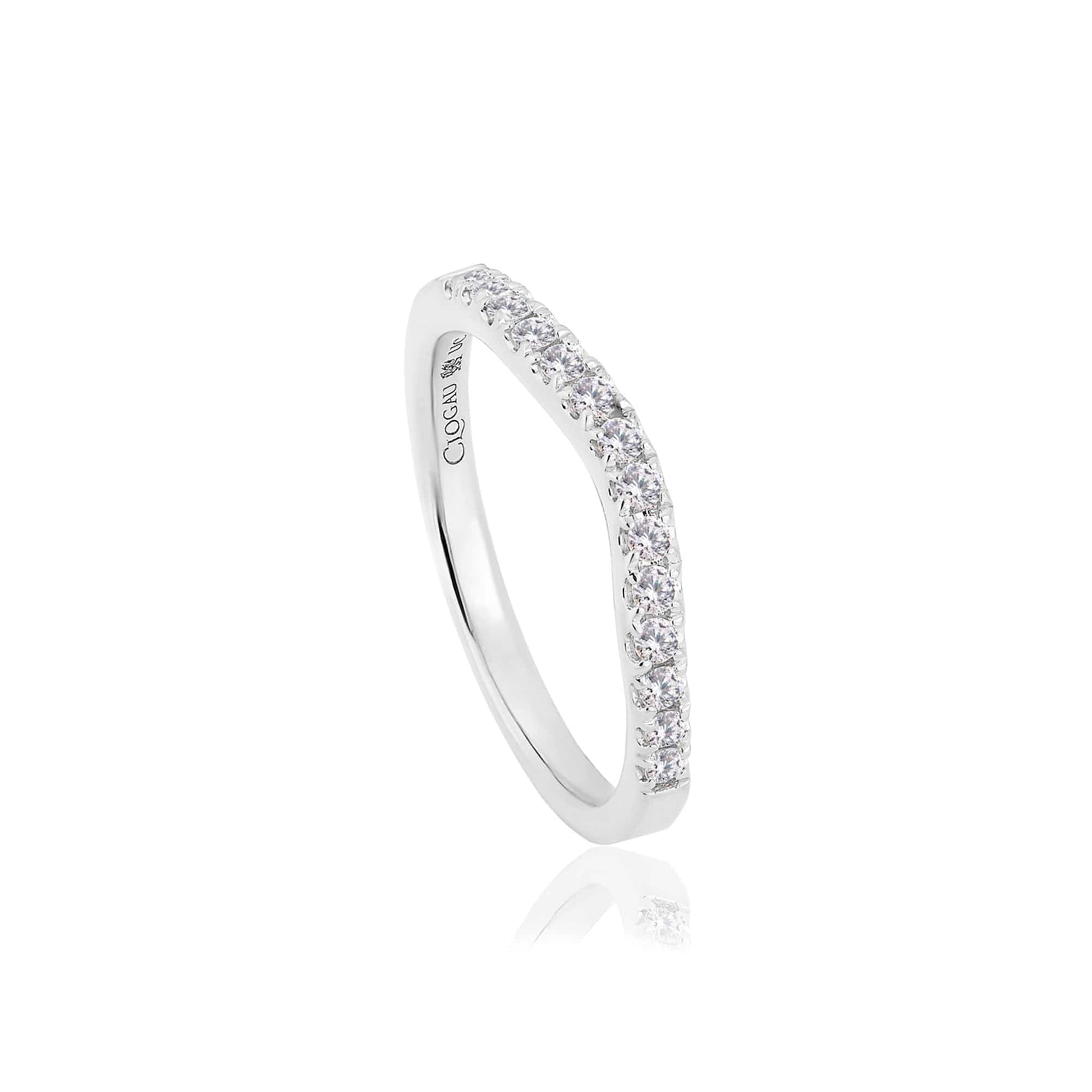 9ct White Gold Love Divine Wedding Ring