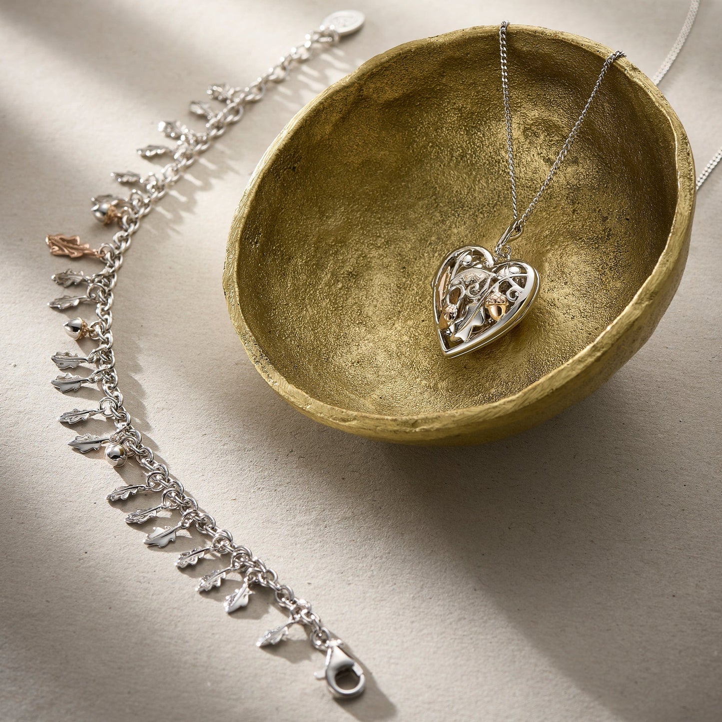 Royal Clogau® Sterling Silver Oak Leaf Locket