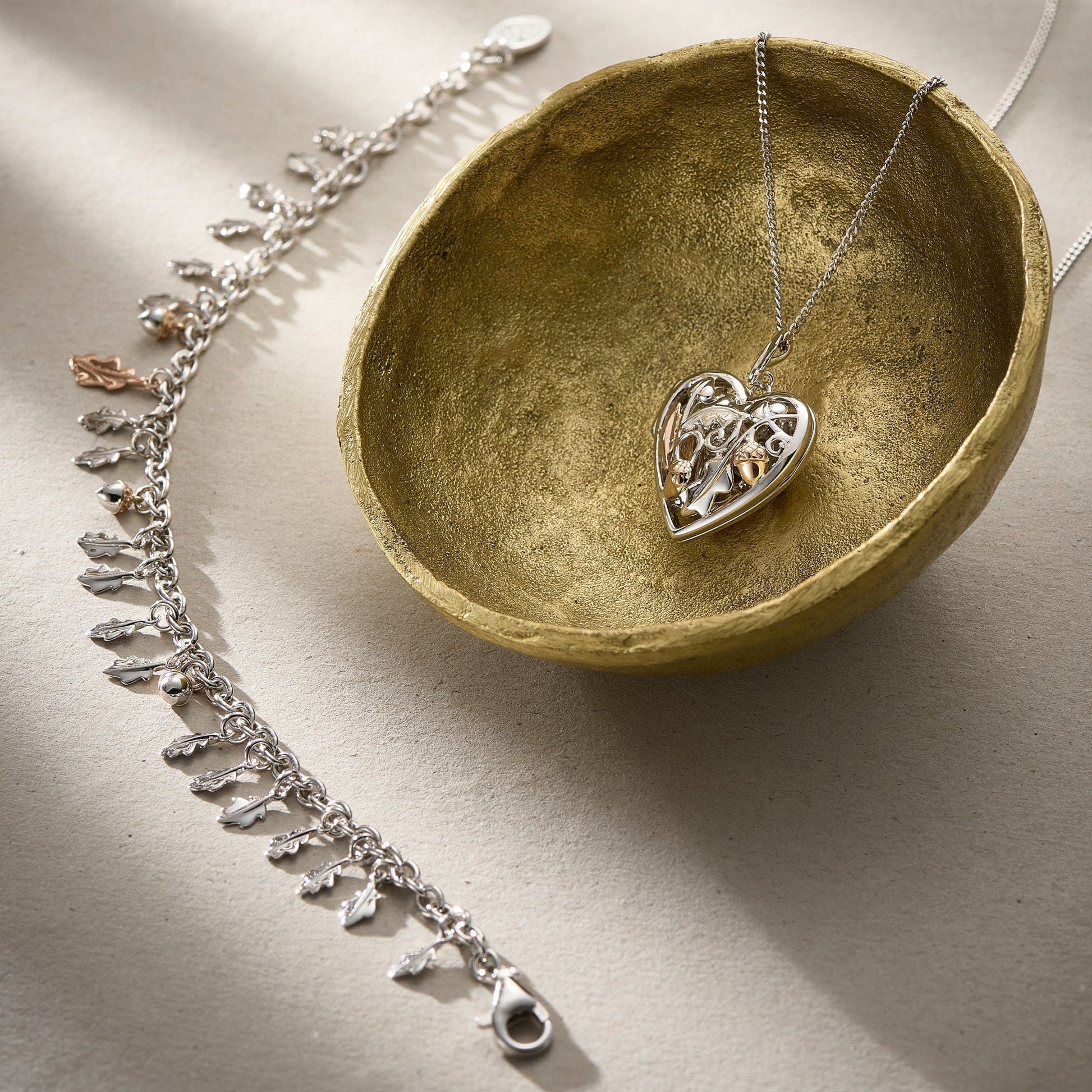 Royal Clogau® Sterling Silver Oak Leaf Locket