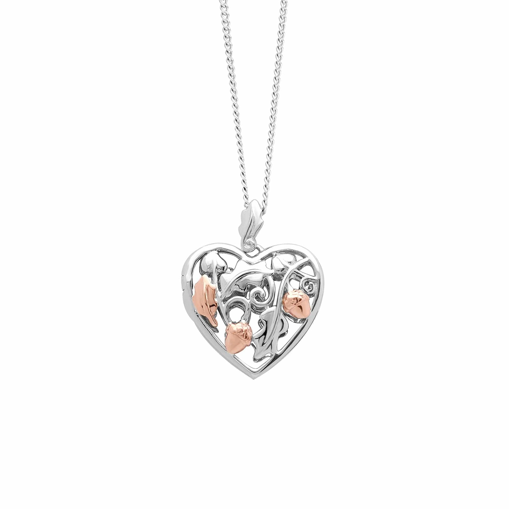 Royal Clogau® Oak Silver Heart Locket