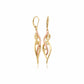 Swallow Falls 18ct Gold and Diamond Drop Earrings