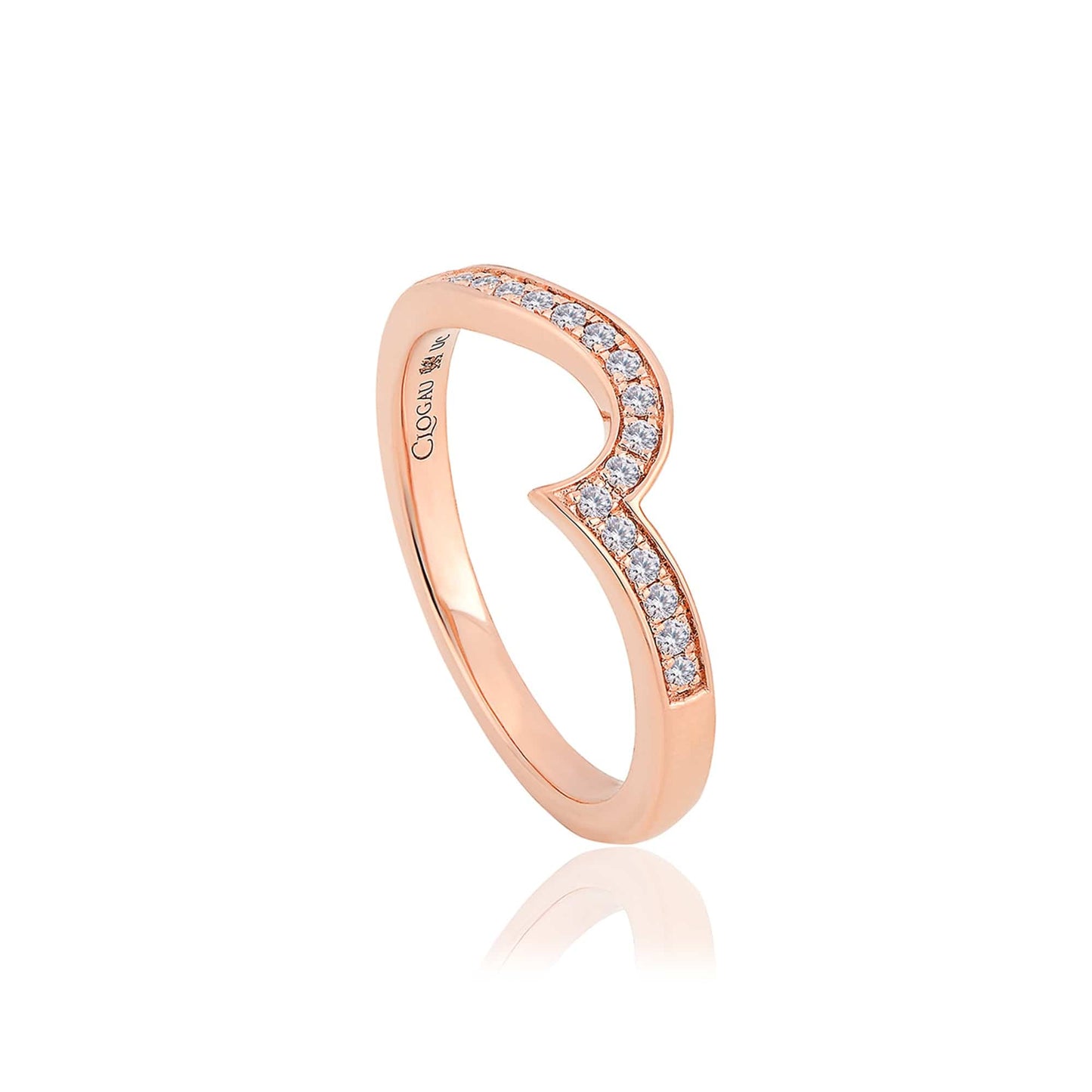 18ct Rose Gold Forever Fairytale Wedding Ring