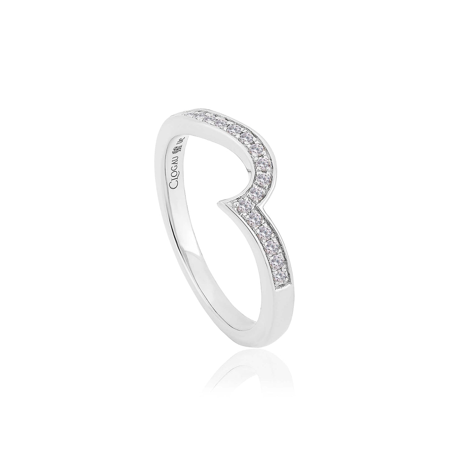 18ct White Gold Forever Fairytale Wedding Ring