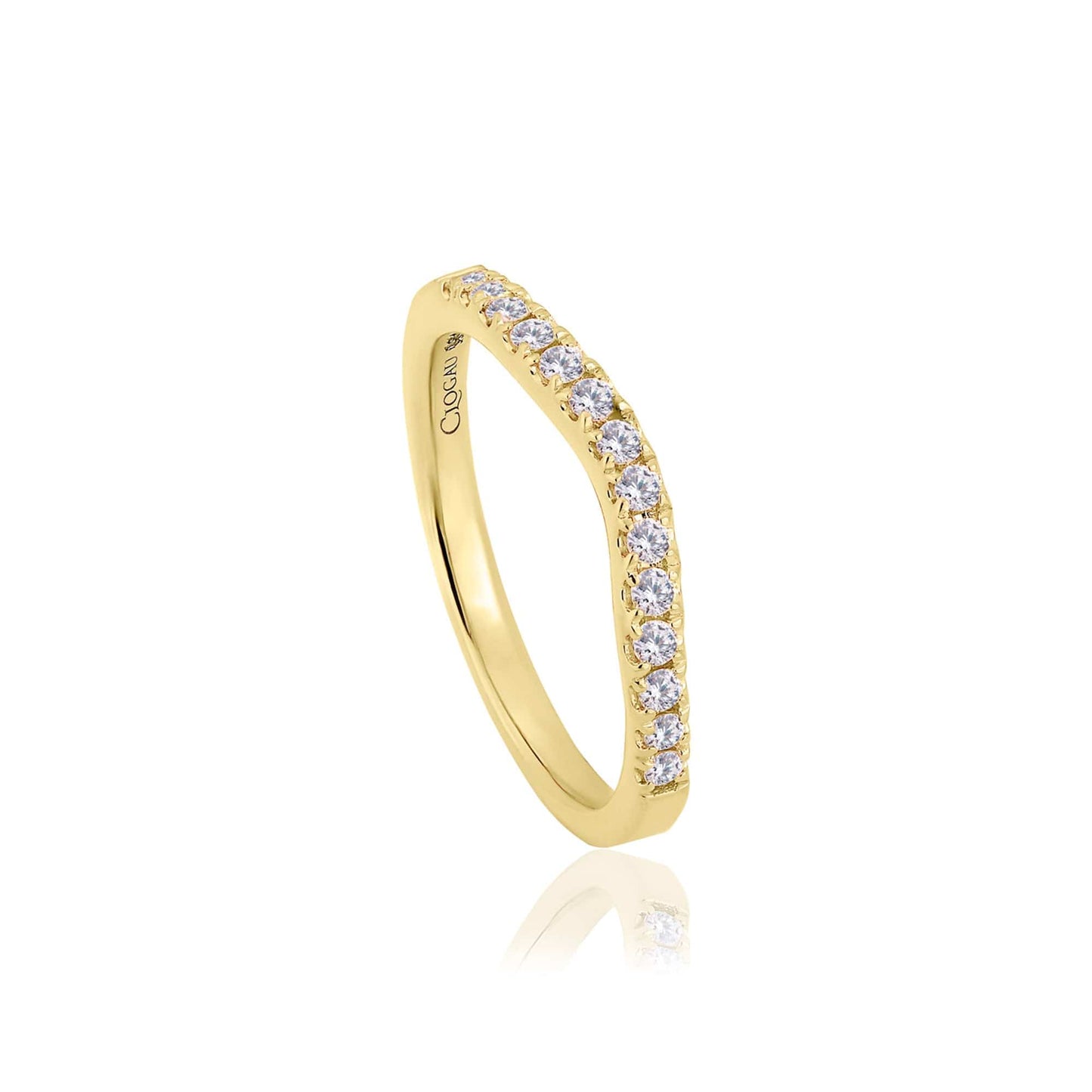 18ct Yellow Gold Love Divine Wedding Ring
