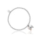 Cwtch Silver Double Heart Affinity Bracelet
