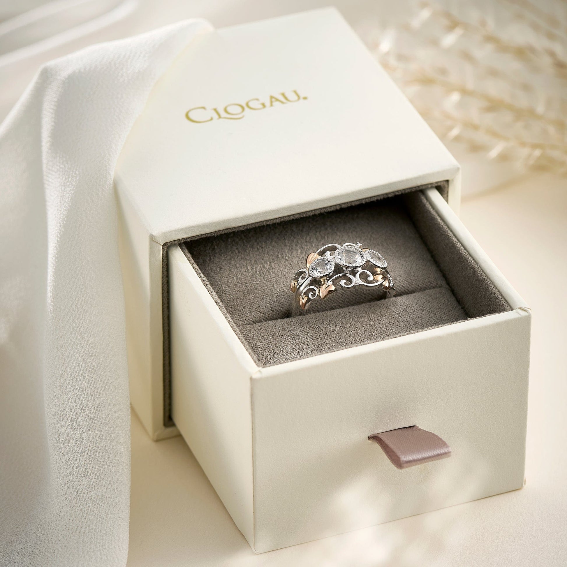 Tree of Life® Silver Trilogy Ring