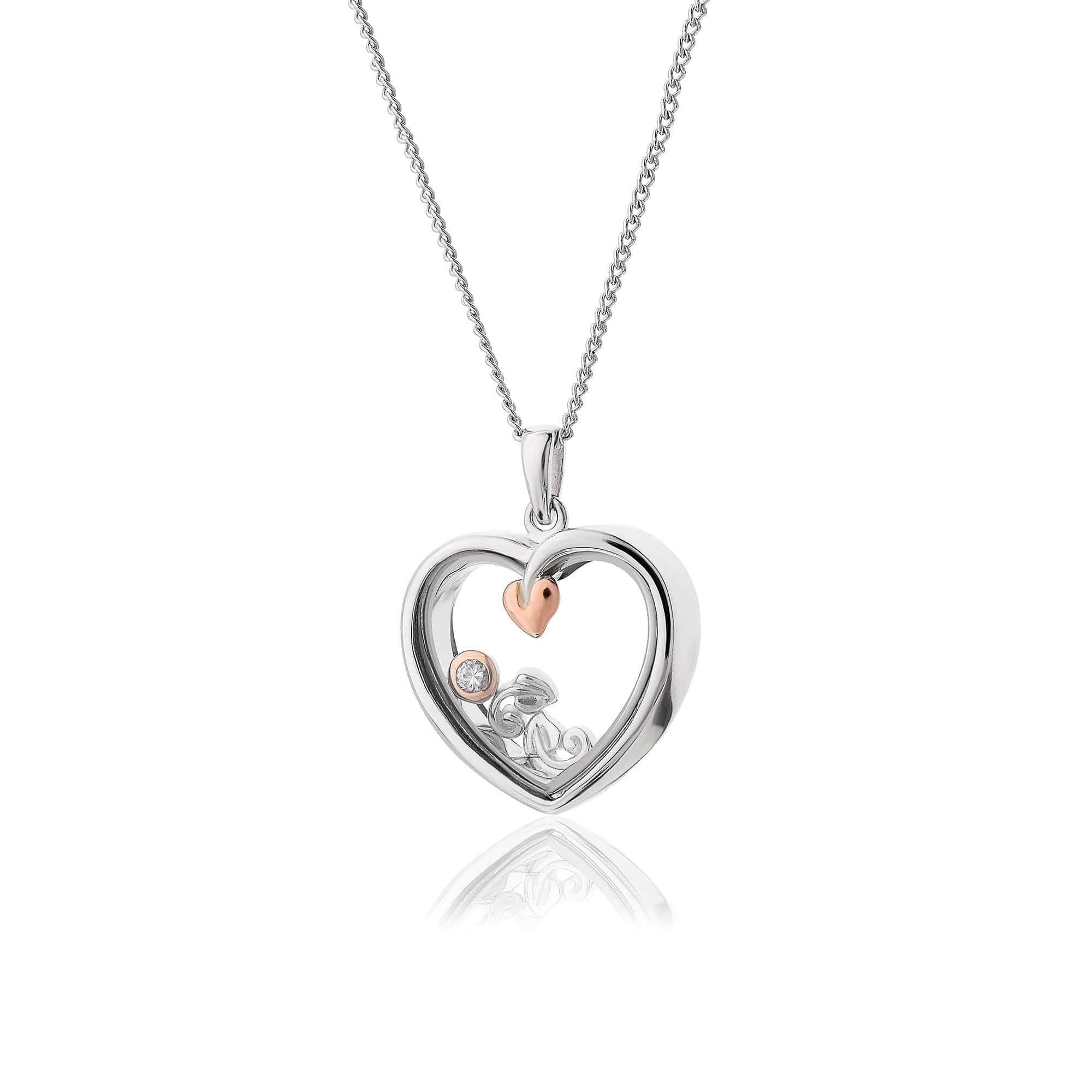 Tree of Life® Heart Silver Necklace – Clogau