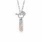 Welsh Tartan Silver T-bar Pendant