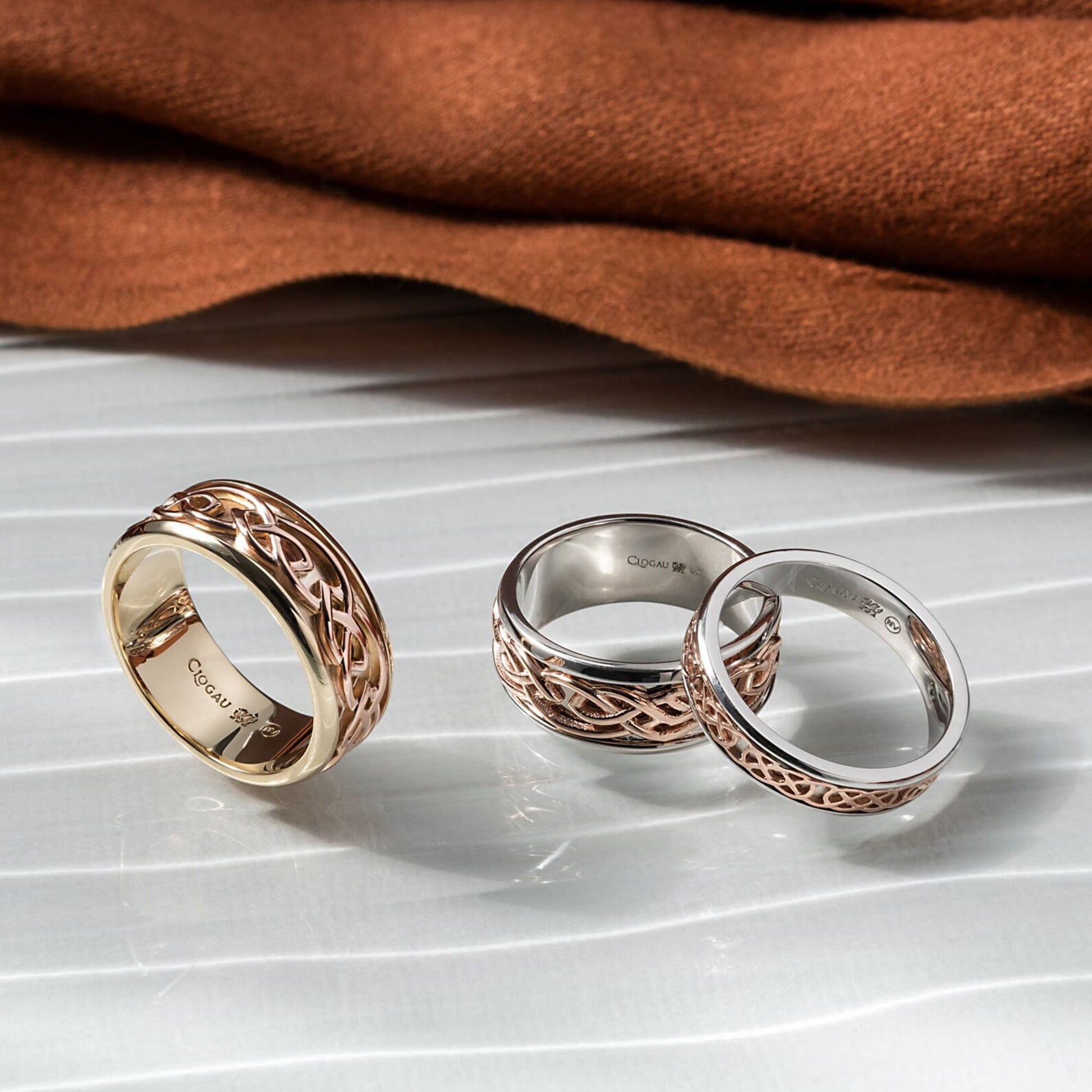 Royal Clogau® 9ct Solid Gold Annwyl Wide Channel Ring
