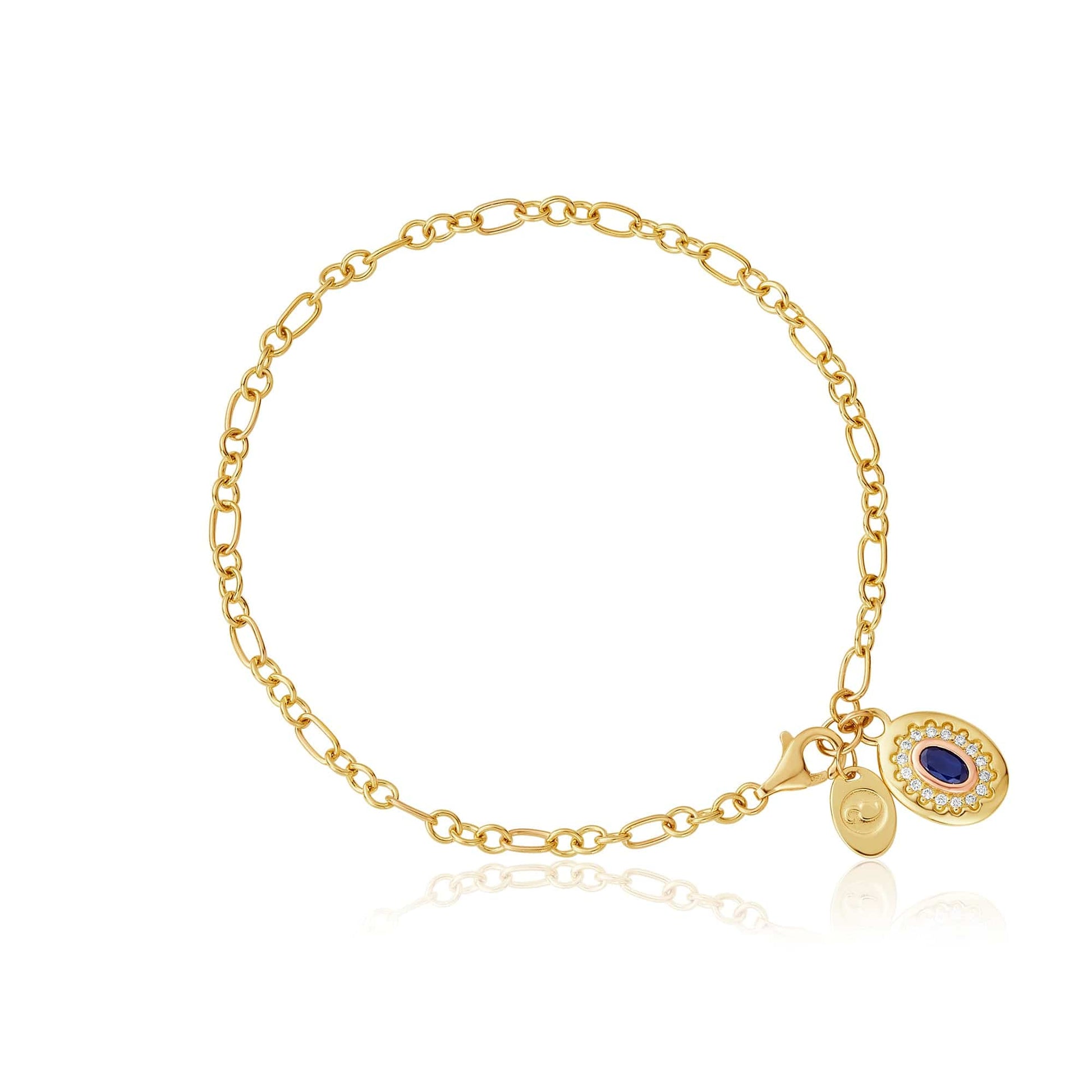 Princess Diana Gold, Sapphire and Diamond Bracelet