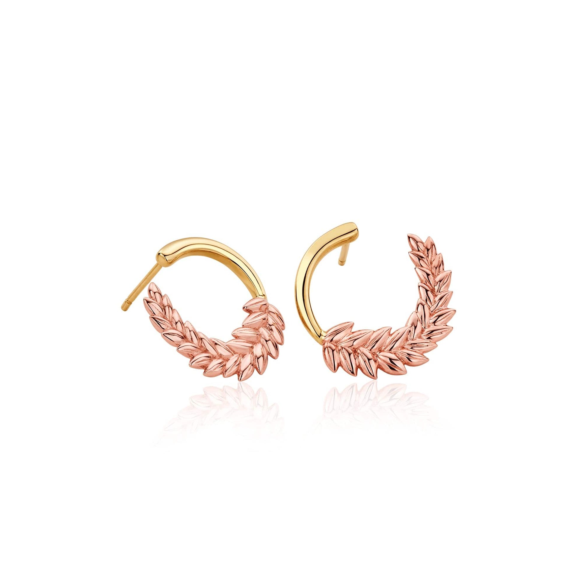 Lilibet Gold Half-Hoop Earrings