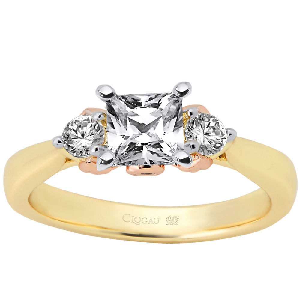 Compose - Past Present Future (K) - 18K Yellow with 18K Rose Gold