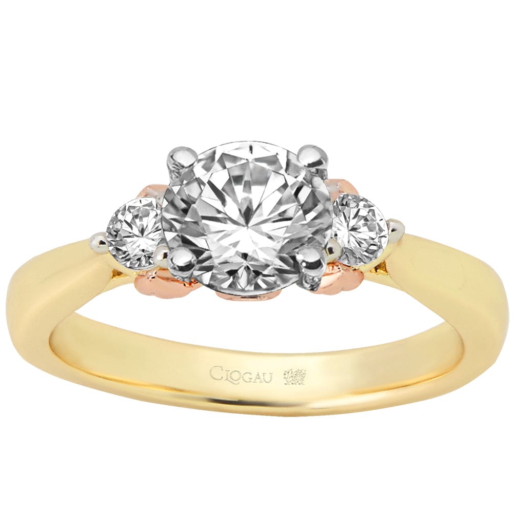 Compose - Past Present Future (K) - 18K Yellow with 18K Rose Gold