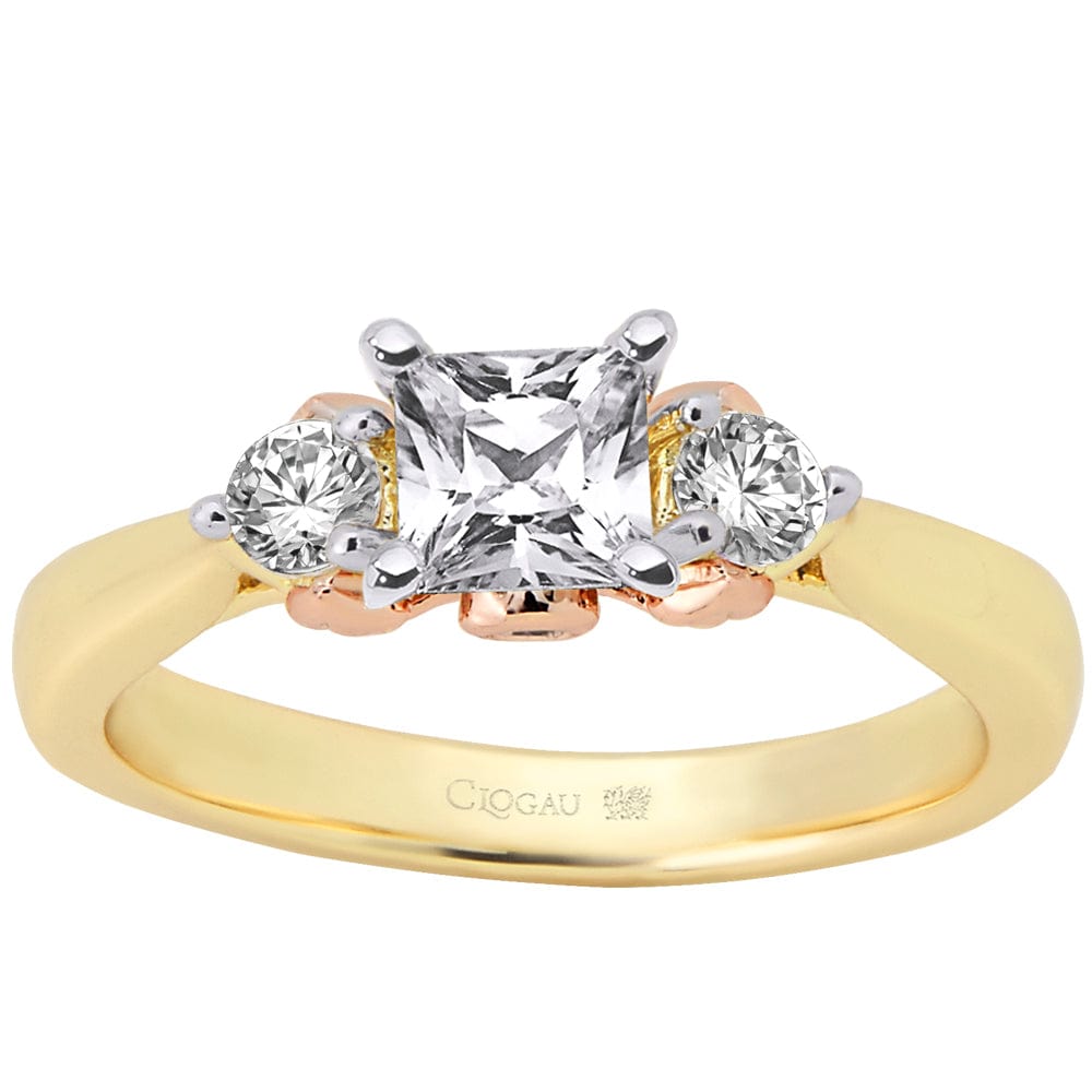 Compose - Past Present Future (K) - 18K Yellow with 18K Rose Gold