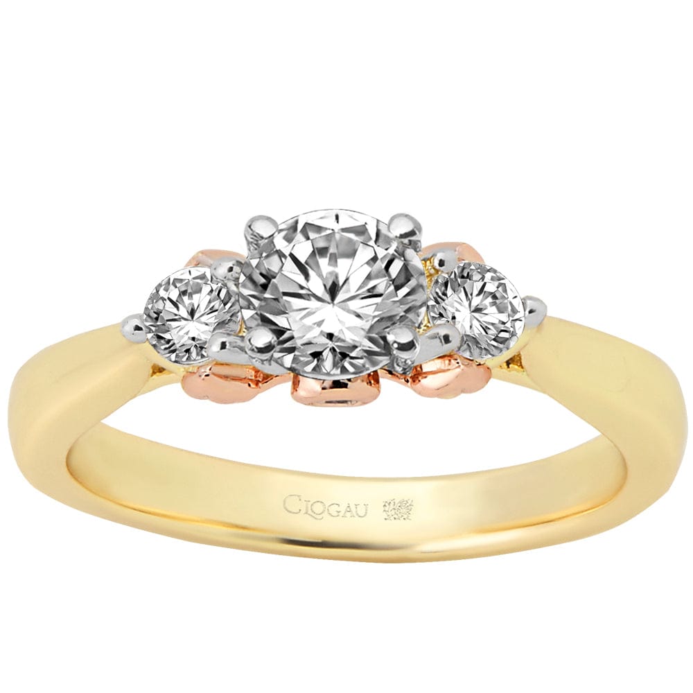 Compose - Past Present Future (K) - 18K Yellow with 18K Rose Gold
