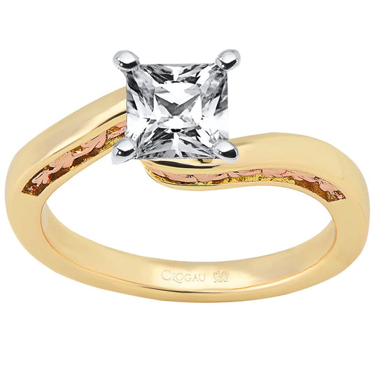 Compose - Forever Fairy-tale (K) - 18K Yellow with 18K Rose Gold