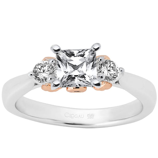 Compose - Past Present Future (P) - PT950 with 18K Rose Gold