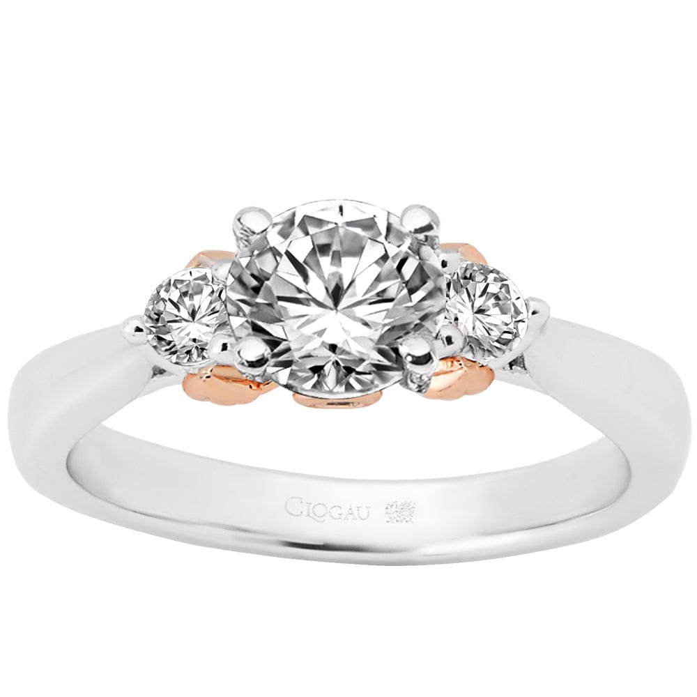 Compose - Past Present Future (Q) - PT950 with 18K Rose Gold