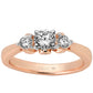 Compose - Past Present Future (O) - 9K Rose Gold