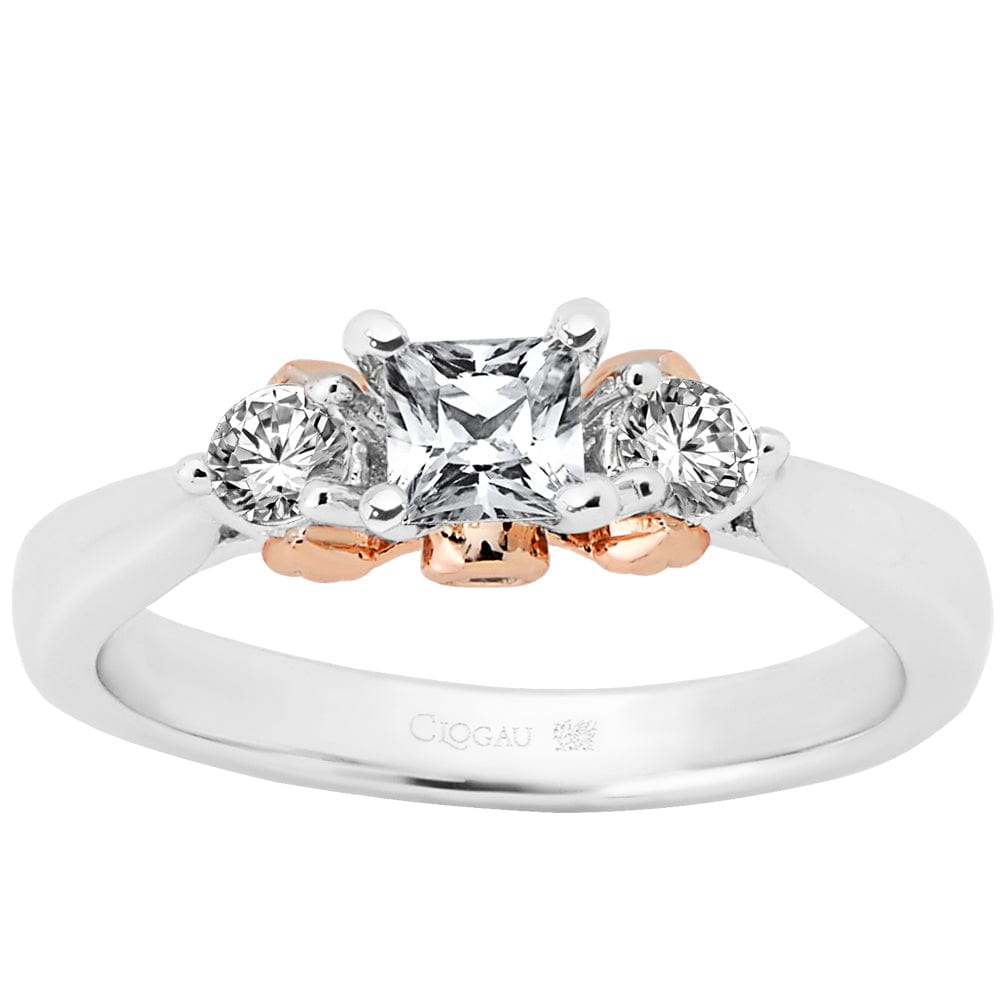 Compose - Past Present Future (M) - 9K White with 9K Rose Gold