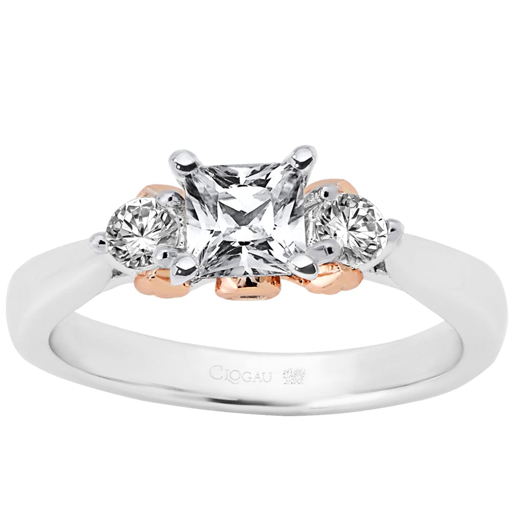 Compose - Past Present Future (M) - 9K White with 9K Rose Gold
