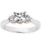 Compose - Past Present Future (K) - 9K White with 9K Rose Gold