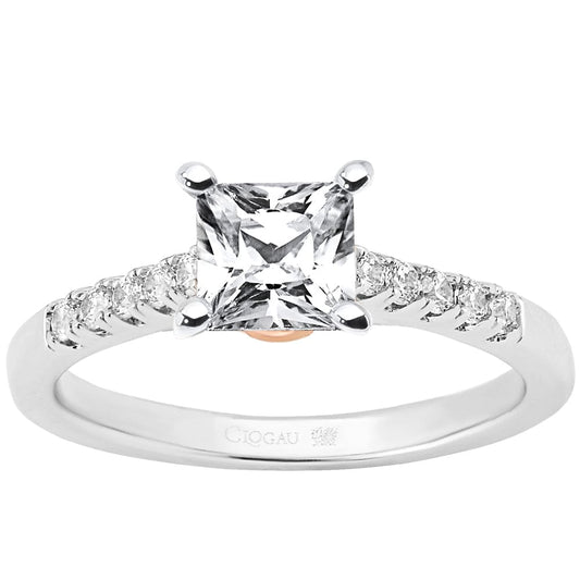 Compose - Timeless Love (T) - 9K White with 9K Rose Gold