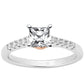 Compose - Timeless Love (T) - 9K White with 9K Rose Gold