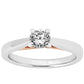 Compose - New Beginning (M) - 9K White with 9K Rose Gold