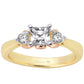 Compose - Past Present Future (K) - 9K Yellow with 9K Rose Gold